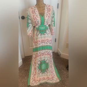 Vici Dolls Open Back Empire Waist Bandana Print Dress